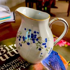 Limoges Myosotis Tiny Flowers Creamer